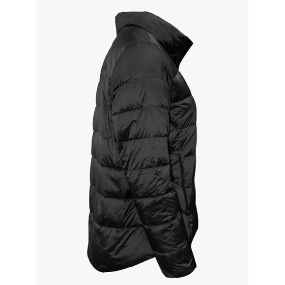 The North Face Womens Puffer Jacket Water-Resistant Black Full-Zip Lightweight - Picture 2 of 2